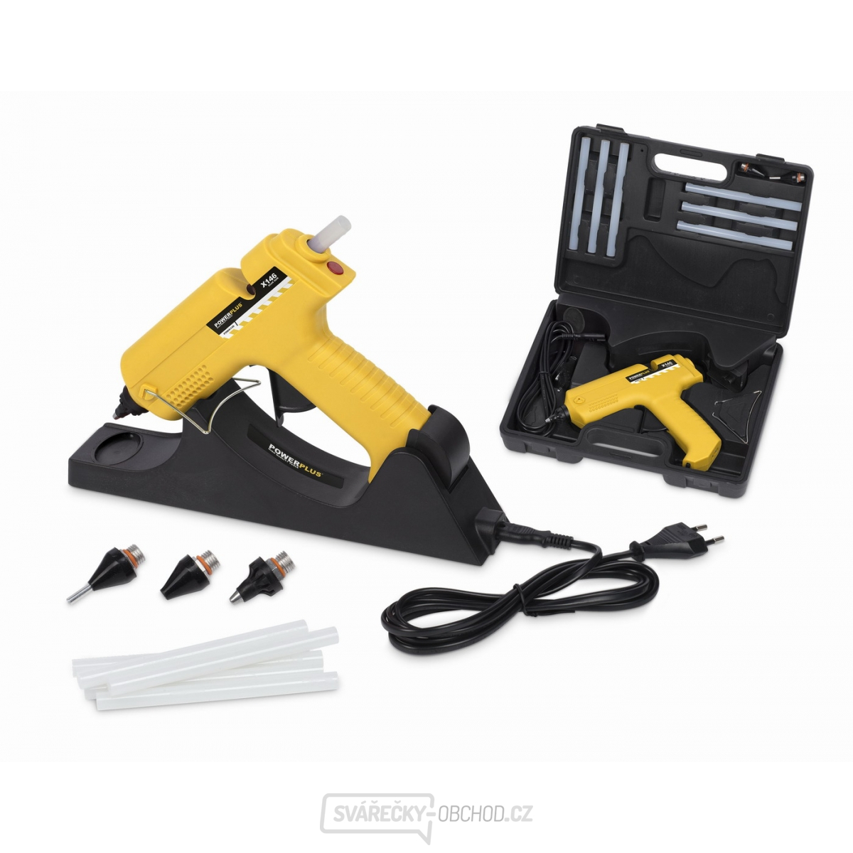 POWERPLUS POWX146 - Tavná pistole 25 W