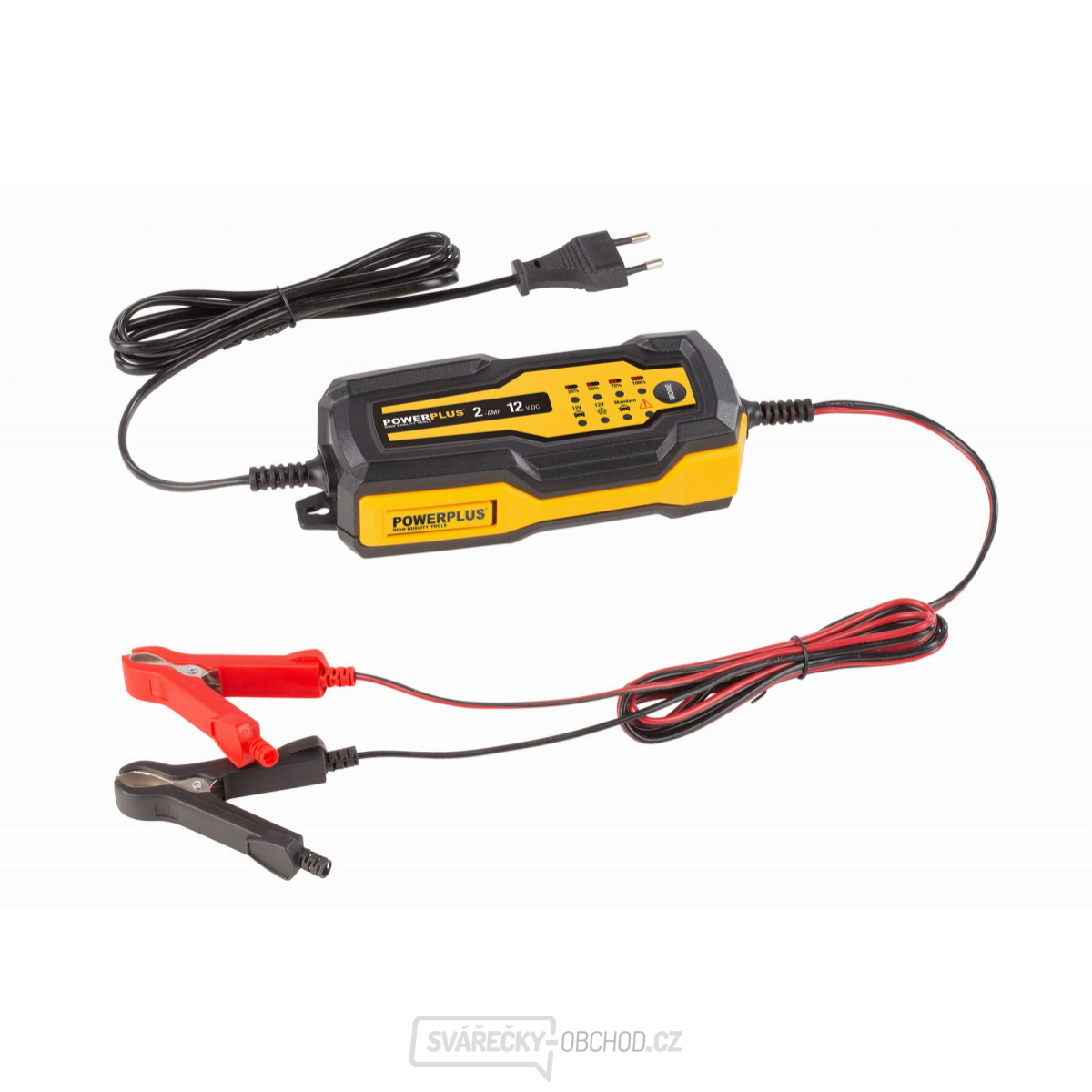 POWERPLUS POWX4201 - Automatická nabíječka baterií 35W / 2A / 60Ah