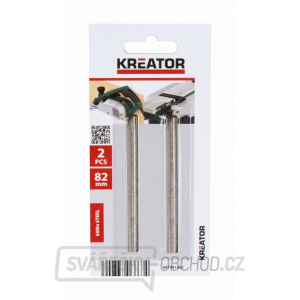 KREATOR KRT991000 - 2 ks náhradních nožů pro hoblíky 82mm gallery main image