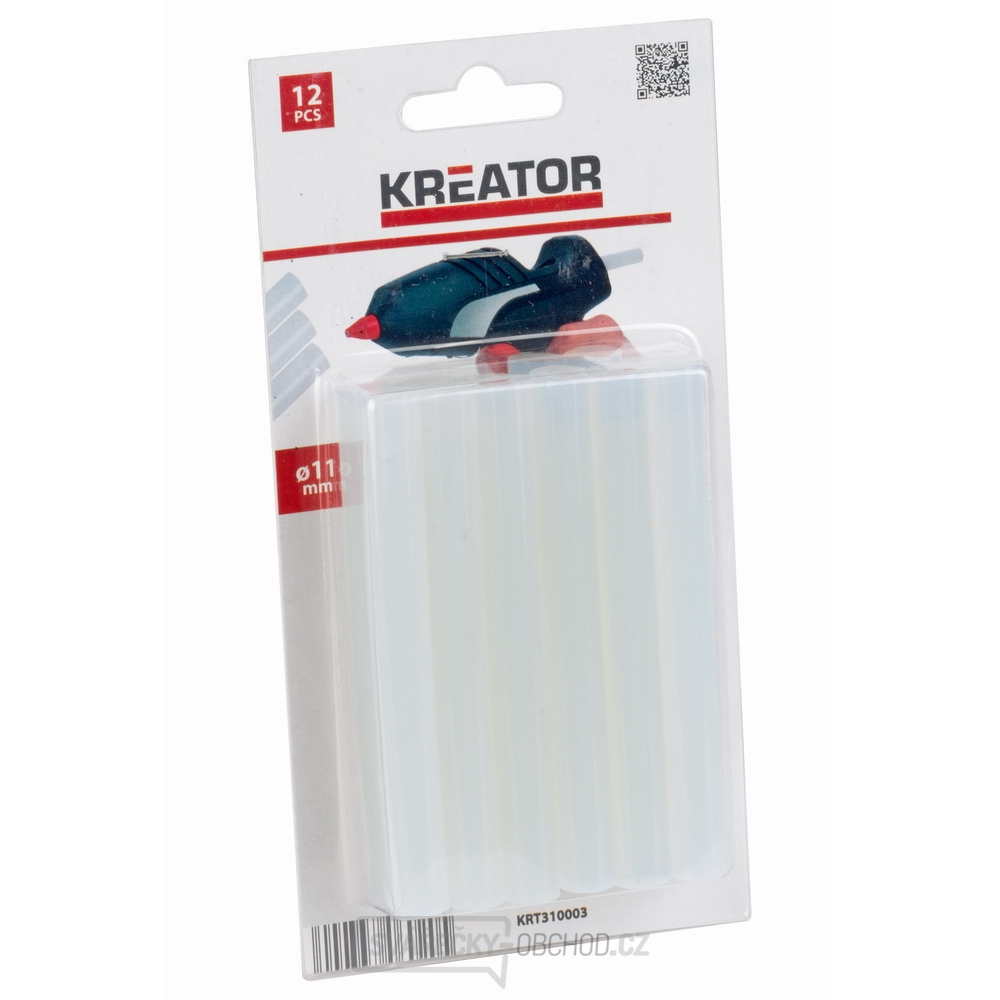 KREATOR KRT310003 - Tavné tyčinky 11mm 12ks