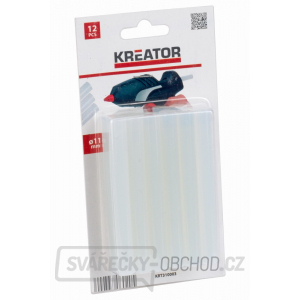 KREATOR KRT310003 - Tavné tyčinky 11mm 12ks