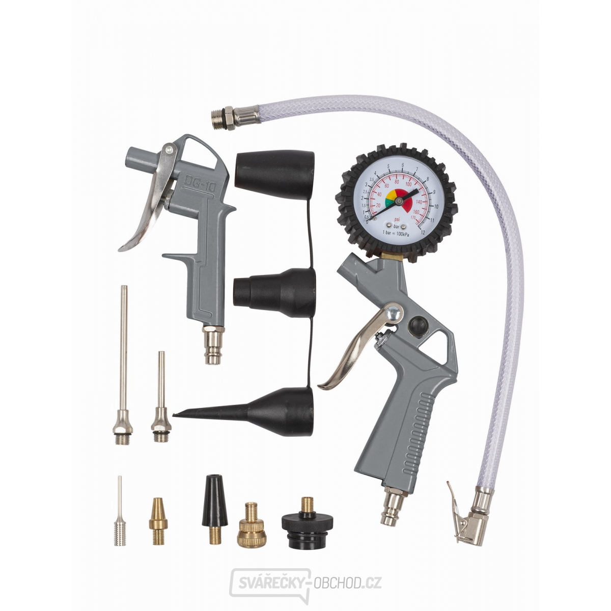 POWERPLUS POWAIR0023 - Pneumatická multifunkční sada 13ks
