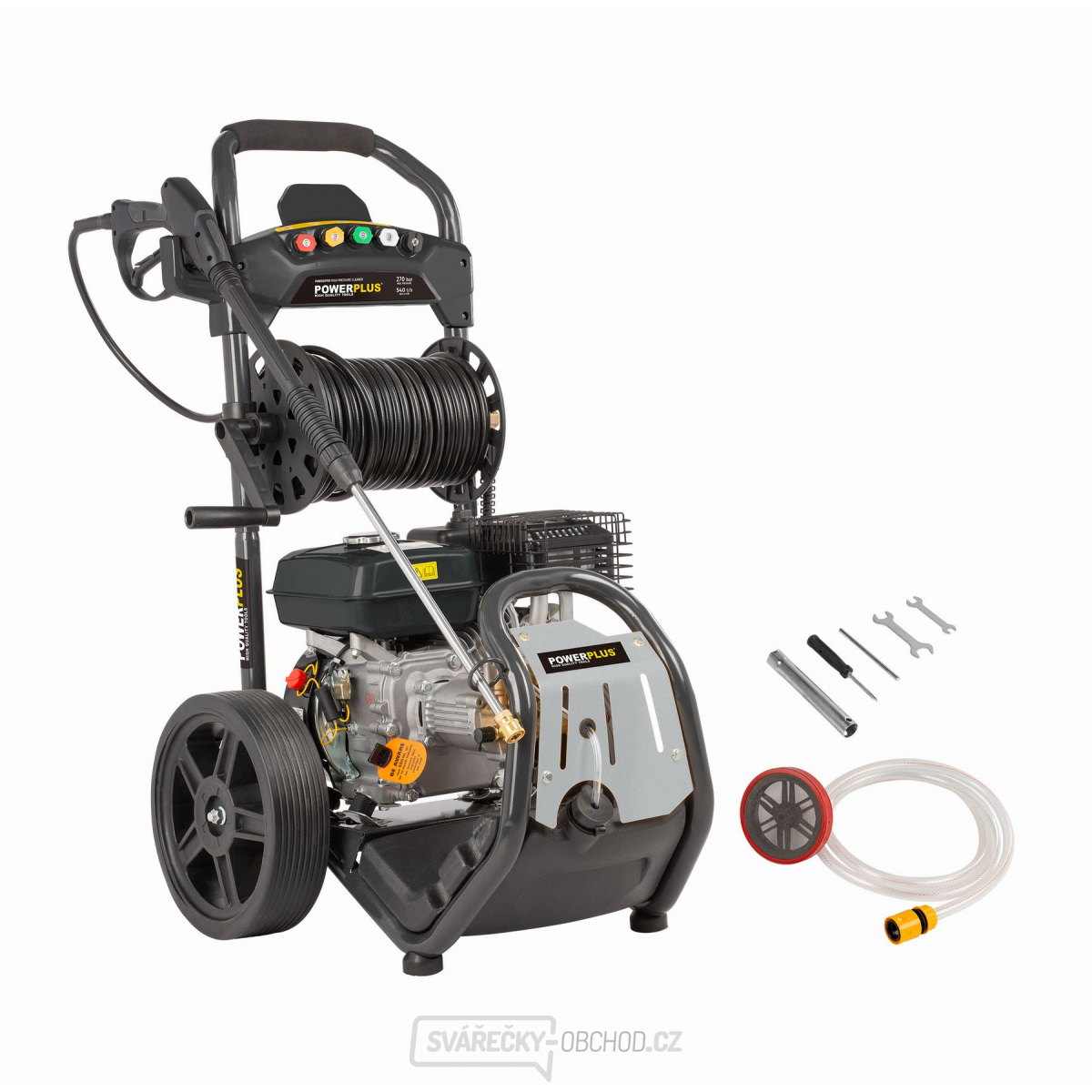 POWERPLUS POWXG9100 - Benzinová tlaková myčka s čerpadlem 210cc 270bar