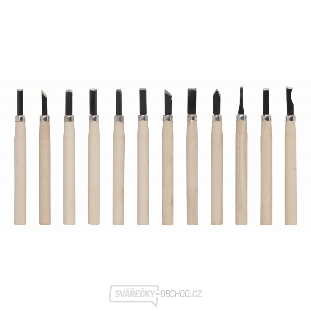 KREATOR KRT461002 - Mini dláta na dřevo sada 12ks
