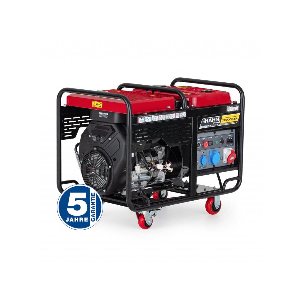 Hahn & Sohn Benzínový generátor HGG 22000E3A 7203