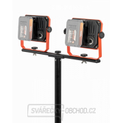 POWERPLUS POWDP8035 - Aku LED svítilna na stativu 2x20V  plus  220V 2x20W (bez AKU) náhled