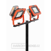 POWERPLUS POWDP8035 - Aku LED svítilna na stativu 2x20V  plus  220V 2x20W (bez AKU) náhled