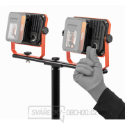 POWERPLUS POWDP8035 - Aku LED svítilna na stativu 2x20V  plus  220V 2x20W (bez AKU) náhled