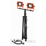 POWERPLUS POWDP8035 - Aku LED svítilna na stativu 2x20V  plus  220V 2x20W (bez AKU) náhled