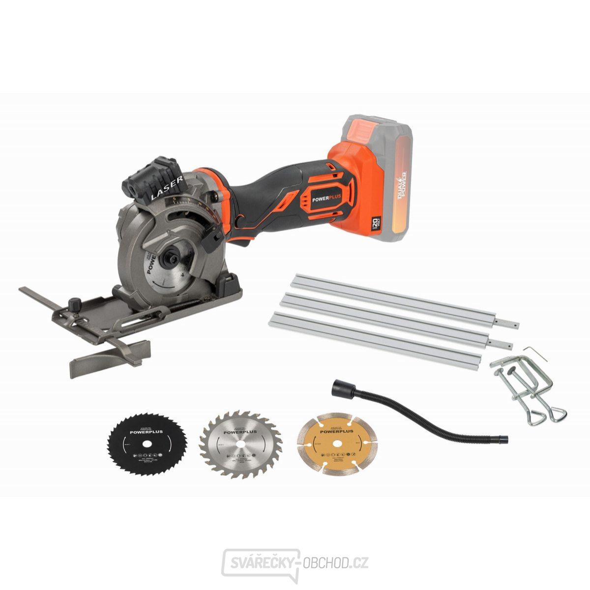 POWERPLUS POWDP25400 - Aku mini ponorná pila 20V 89mm (bez AKU)