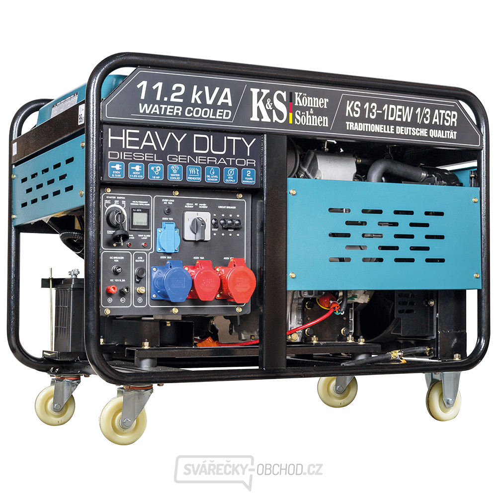 Könner & Söhnen Naftová elektrocentrála KS 13-1DEW 1/3 ATSR