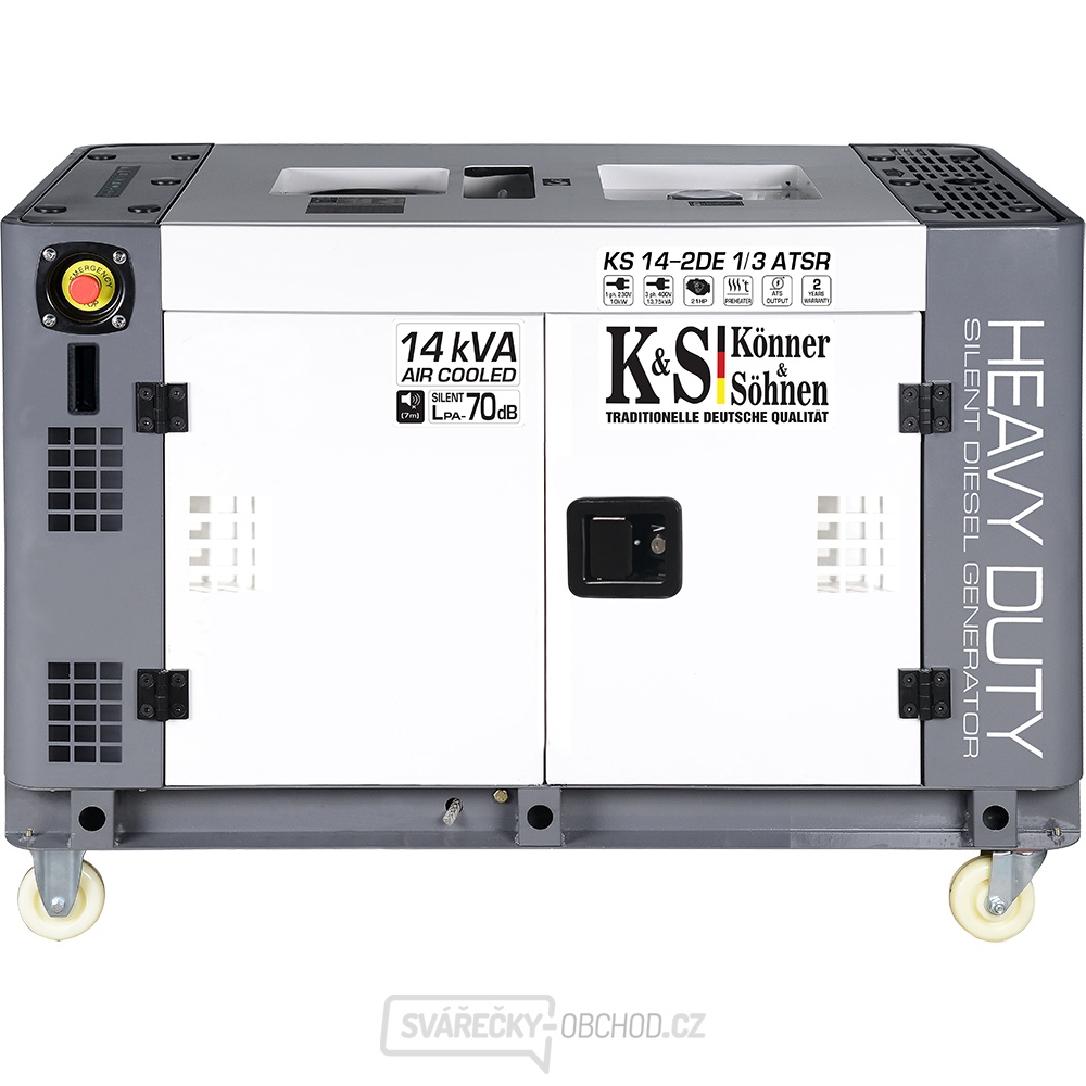Könner & Söhnen Naftová elektrocentrála KS 14-2DE 1/3 ATSR