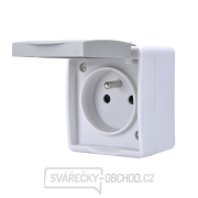 Solight zásuvka do vlhka IP54, šedá Náhled