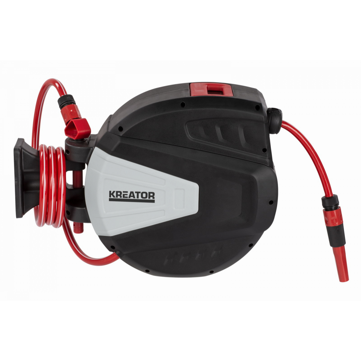 KREATOR KRTGR6711 - Zahradní hadice s aut. navíjením 15m 1/2