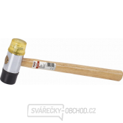 KREATOR KRT904007 - Gumová/plastová palice 40mm - Dřevěná násada gallery main image
