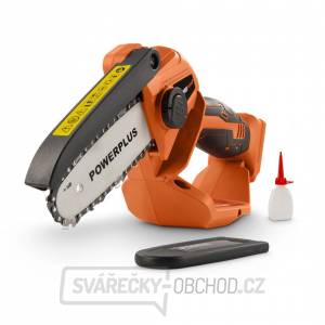 POWERPLUS POWDPG7572 - AKU jednoruční řetězová pila 20V LI-ION 100mm (bez AKU) POWERPLUS POWDPG7572 - AKU jednoruční řetězová pila 20V LI-ION 100mm (bez AKU) gallery main image