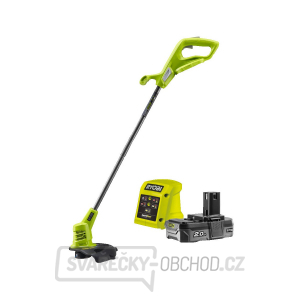 Ryobi RLT1825M-20S aku 18V vyžínač + 2,0 Ah baterie + nabíječka + sada 10ks kotoučů a nožů ONE+