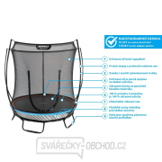 Trampolína bezpružinová Marimex Free Jump183 cm Trampolína bezpružinová Marimex Free Jump183 cm náhled