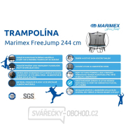 Trampolína bezpružinová Marimex Free Jump 244 cm Trampolína bezpružinová Marimex Free Jump 244 cm náhled