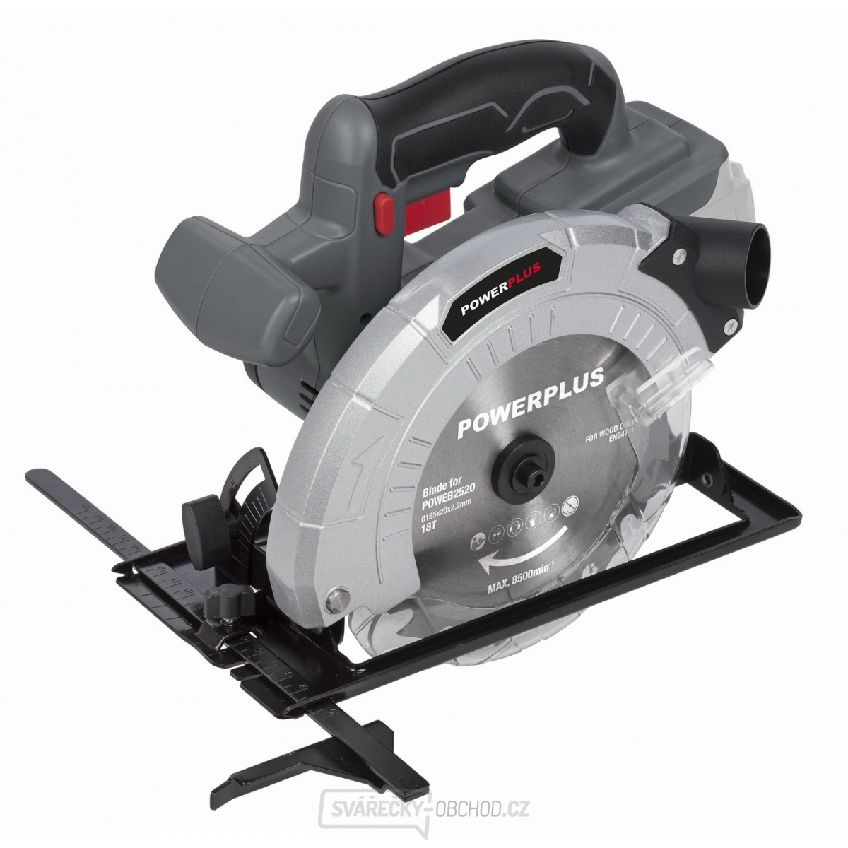 POWERPLUS POWEB2520 - Aku okružní pila 18V 165mm LI-ION (bez baterie)