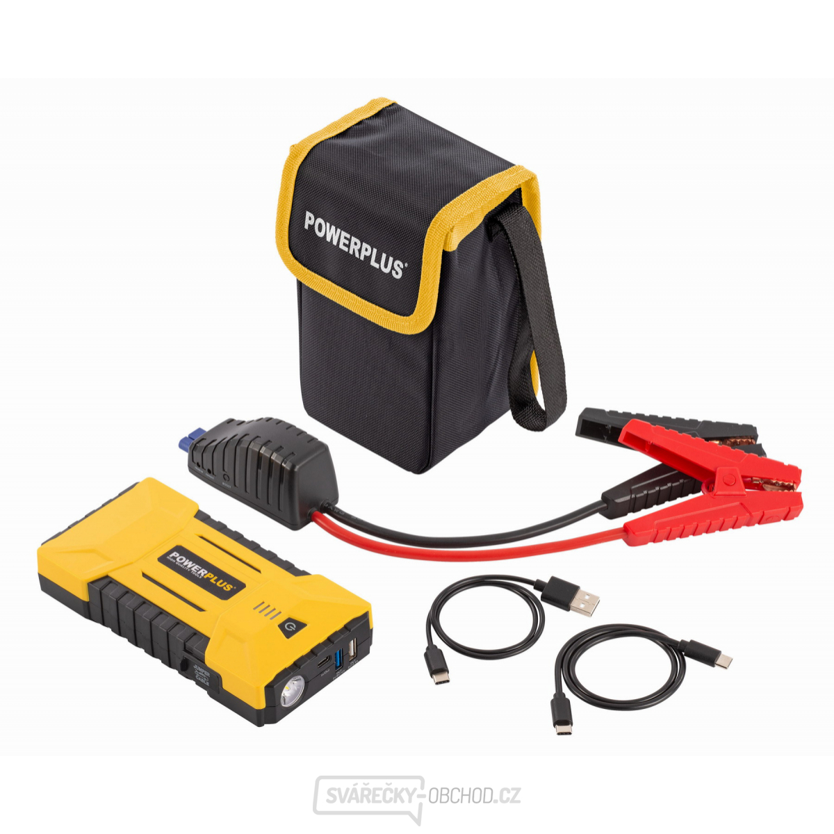 POWERPLUS POWX4255 - Startovací zdroj JUMP STARTER 3-IN-1 700A/12000MAH/12V