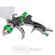 Profesionální lakovací pistole.HVLP/červená s pokovením/GEKO(20) Náhled