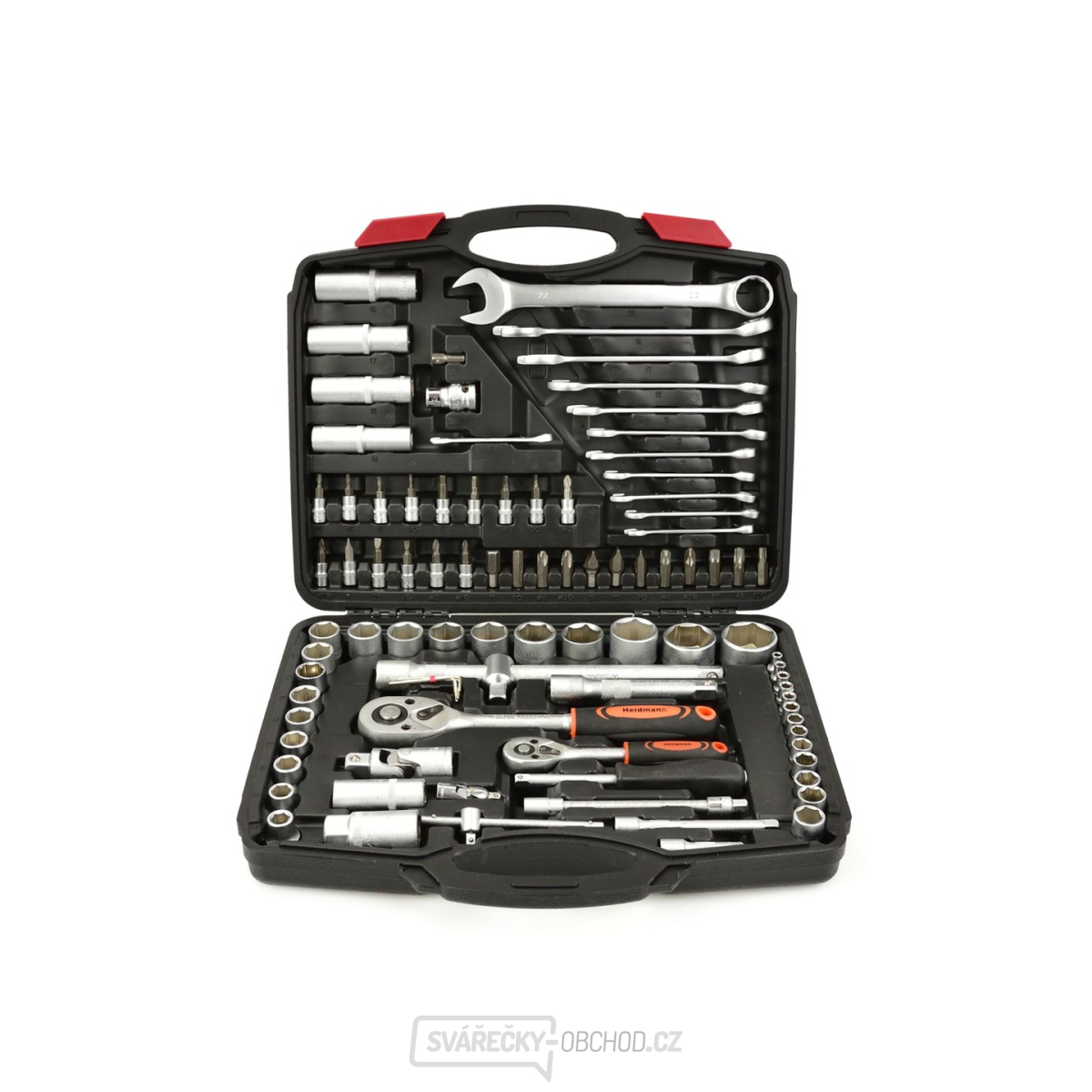 Gola sada Geko 1/4" a 1/2", s očkoplochými klíči, pro hobby využití - 94 ks