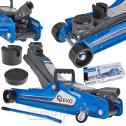 Hydraulický zvedák pojízdný 2.5 t, nízkoprofilový, 85 - 385 mm Hydraulický zvedák pojízdný 2.5 t, nízkoprofilový, 85 - 385 mm gallery main image