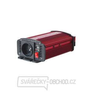 Měnič napětí Geti GPI 312 12V/230V 300W USB