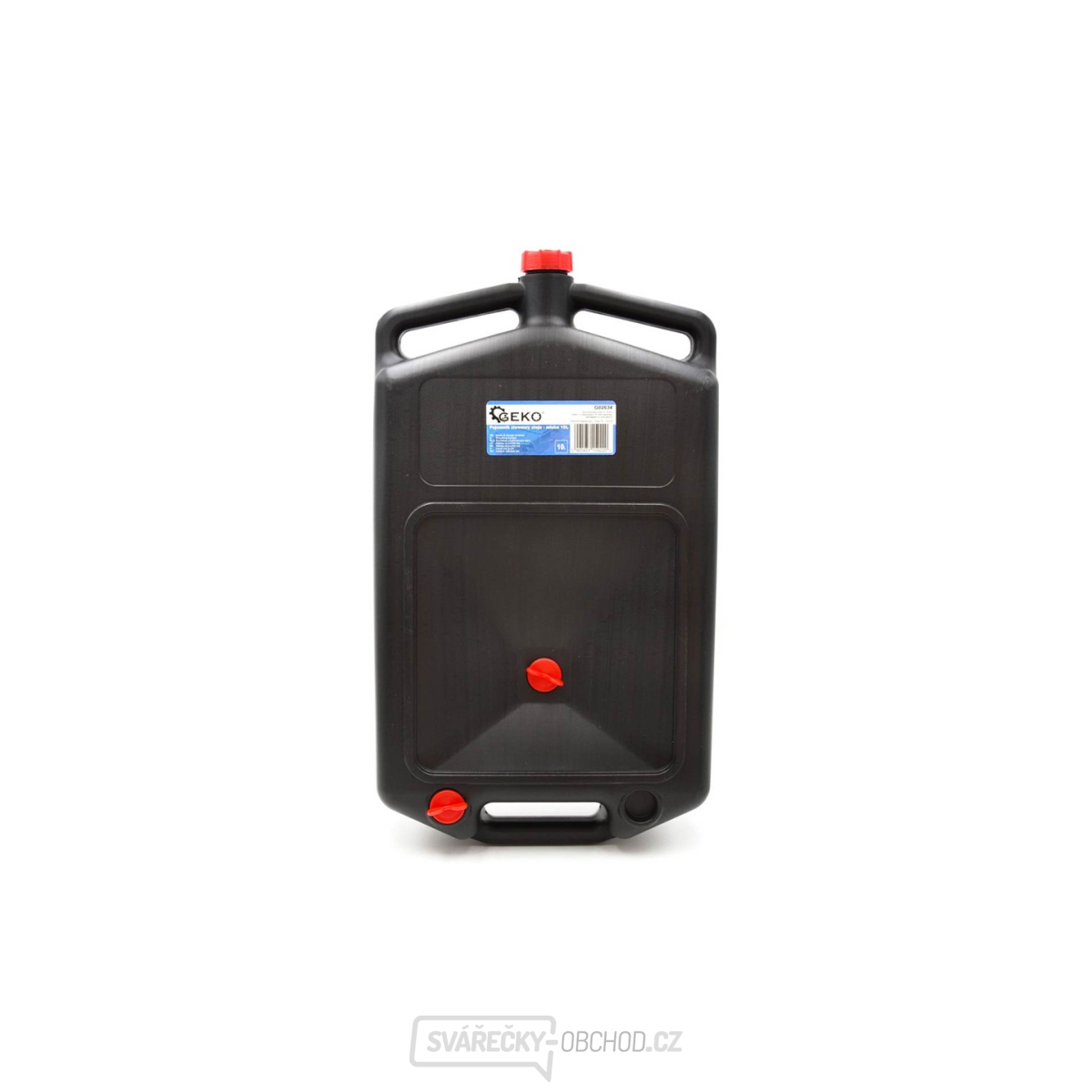 Nádoba záchytná na vypouštění oleje a kapalin 10 l, uzavíratelná, s madly