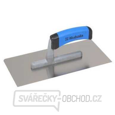 KUBALA - hladítko nerezové 270x130mm se zaoblenými rohy - dvousložková rukojeť