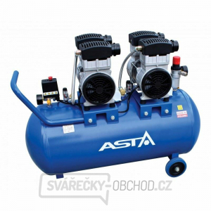 Bezolejový vzduchový kompresor čtyřválcový, 100 l, 230 V - ASTA