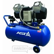 Bezolejový vzduchový kompresor čtyřválcový, 100 l, 230 V, typ Industry - ASTA gallery main image