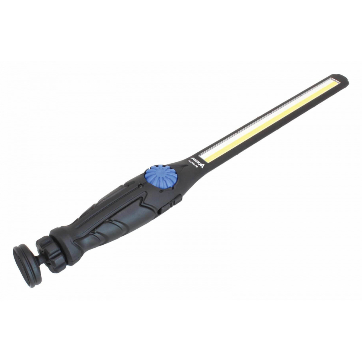 Dílenská montážní a UV lampa LED COB 10W, nabíjecí USB, magnet a otočný držák - ASTA