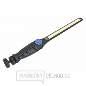 Dílenská montážní a UV lampa LED COB 10W, nabíjecí USB, magnet a otočný držák - ASTA gallery main image