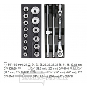 Skříňka dílenská pojízdná s nářadím (165ks) 7 zásuvek náhled