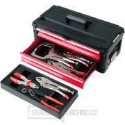 Vozík na nářadí 3 sekce, 2 zásuvky náhled