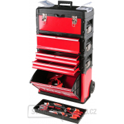 Vozík na nářadí 3 sekce, 2 zásuvky náhled