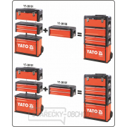 Vozík na nářadí 3 sekce, 2 zásuvky náhled