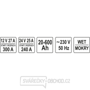 Nabíječka s funkcí startovací stanice 12V-300A / 24V-240A Náhled