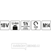 Aku míchadlo YATO YT-82881 18V (bez baterie) náhled