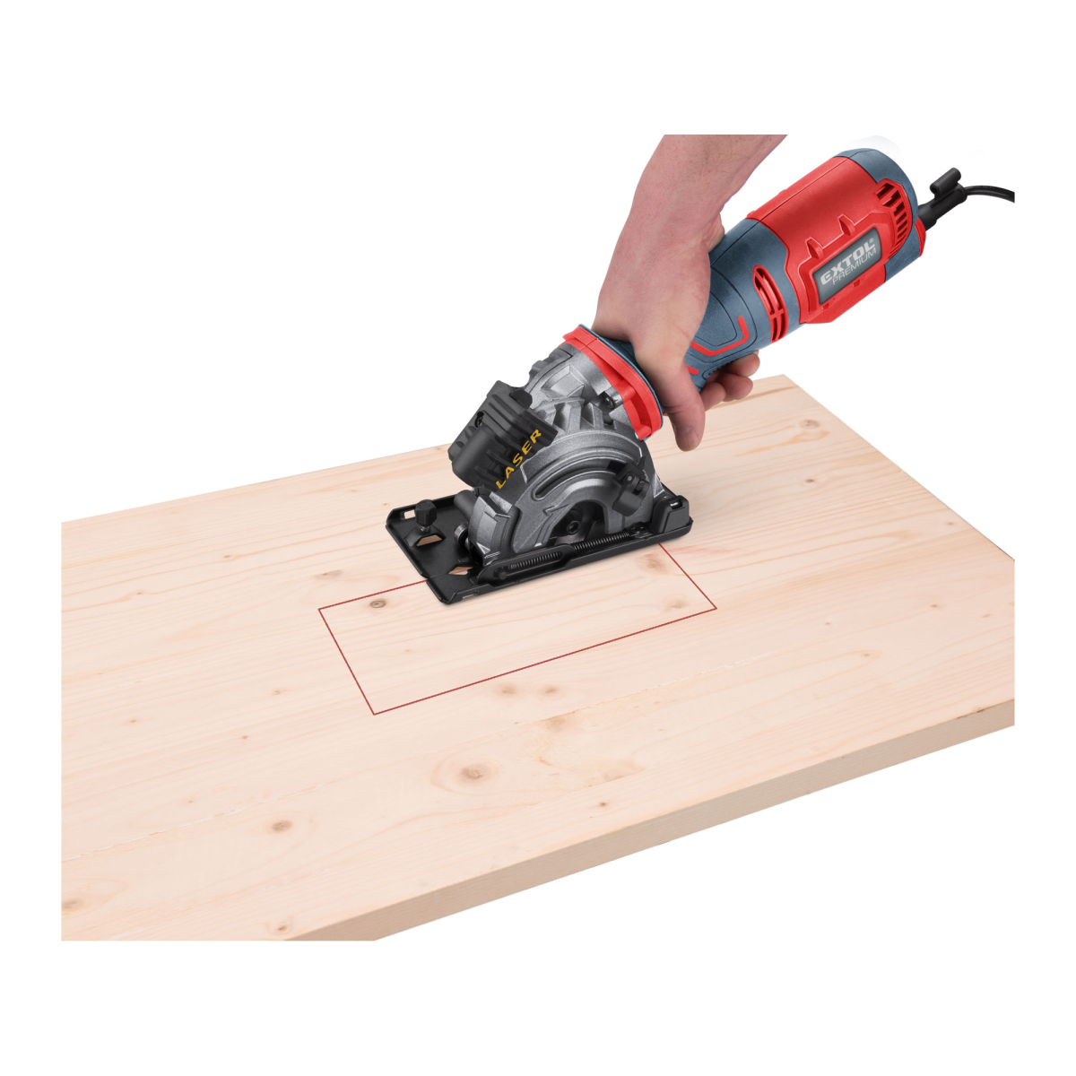 Pila kotoučová/řezačka s laserem, zanořovací, 89mm, 705W Náhled