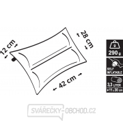 Polštář samonafukovací TWIN 42x28x12cm modrý Náhled