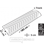 Karimatka nafukovací  TRACK 185x61cm modrá Náhled