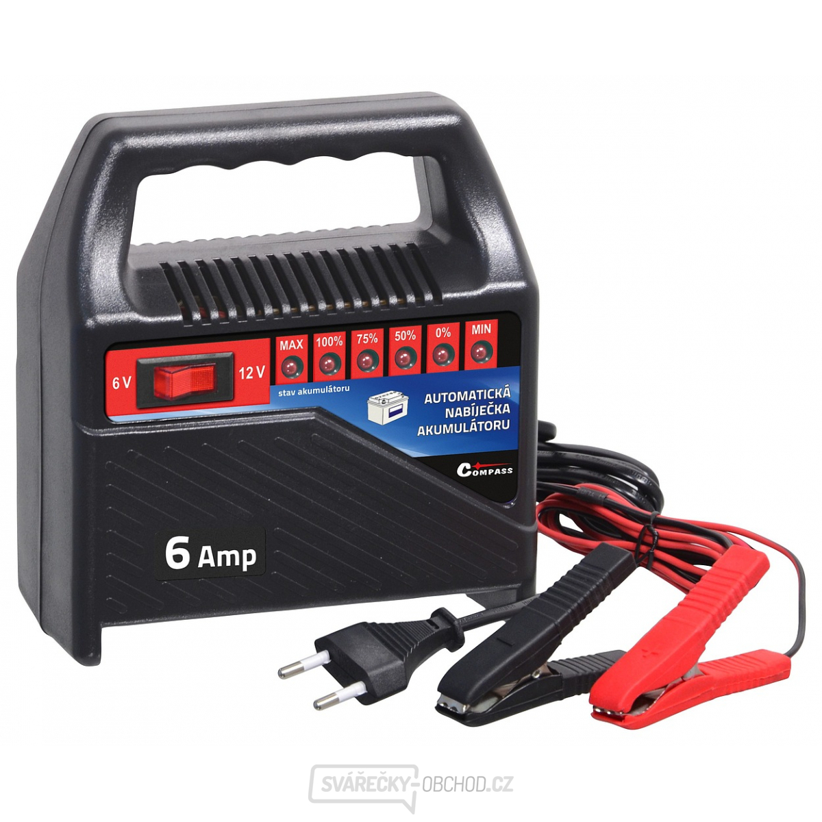 Nabíječka 6Amp 6/12V TÜV/GS/CE