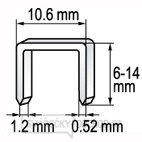 Sešívačka čalounická 10,6 mm Náhled