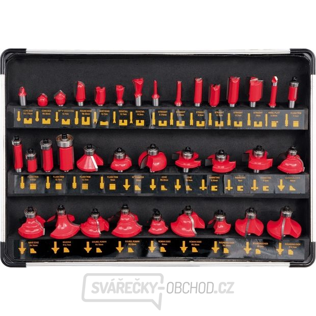 Sada fréz do dřeva 35 ks