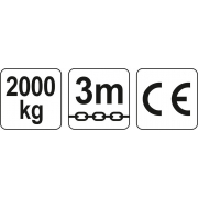 Zvedák řetězový 2t Náhled