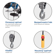 Lanový naviják elektrický HRS 400 Náhled