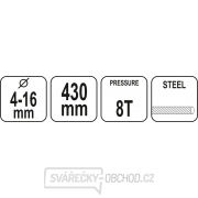 Kleště hydraulické na štípání arm. drátů 4-16mm Náhled